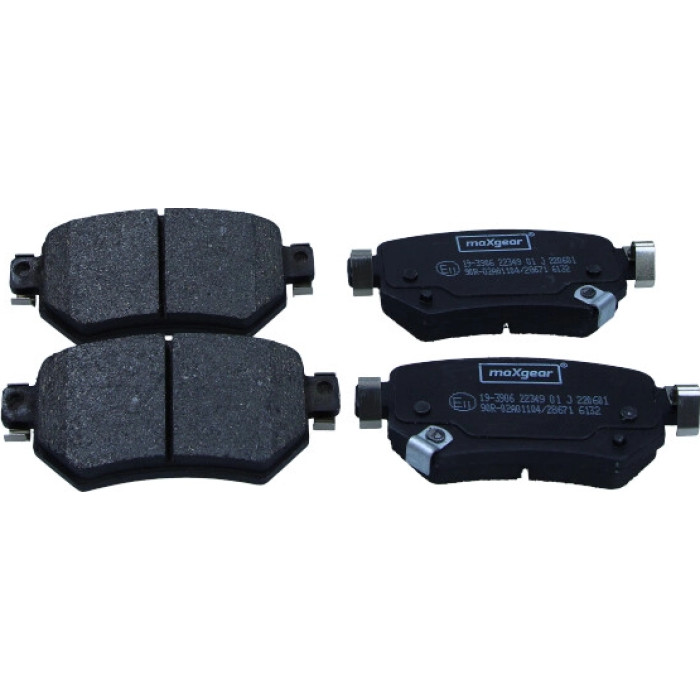 MAXGEAR Scheibenbremsbelagsatz 19-3906 MAXGEAR Scheibenbremsbelagsatz 19-3906
