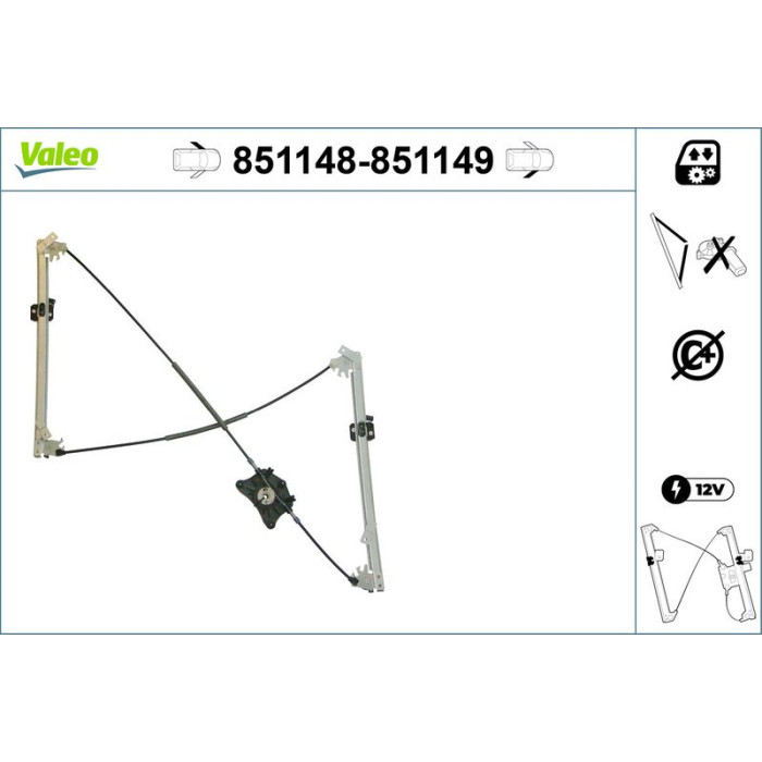VALEO 851148 Fensterheber VALEO 851148 Fensterheber