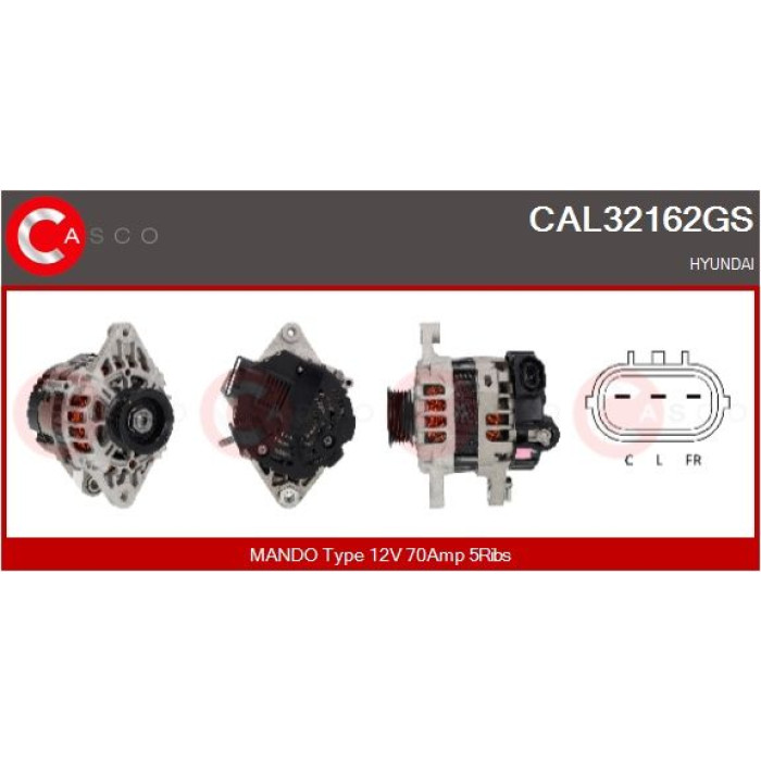 CASCO Generator CAL32162GS