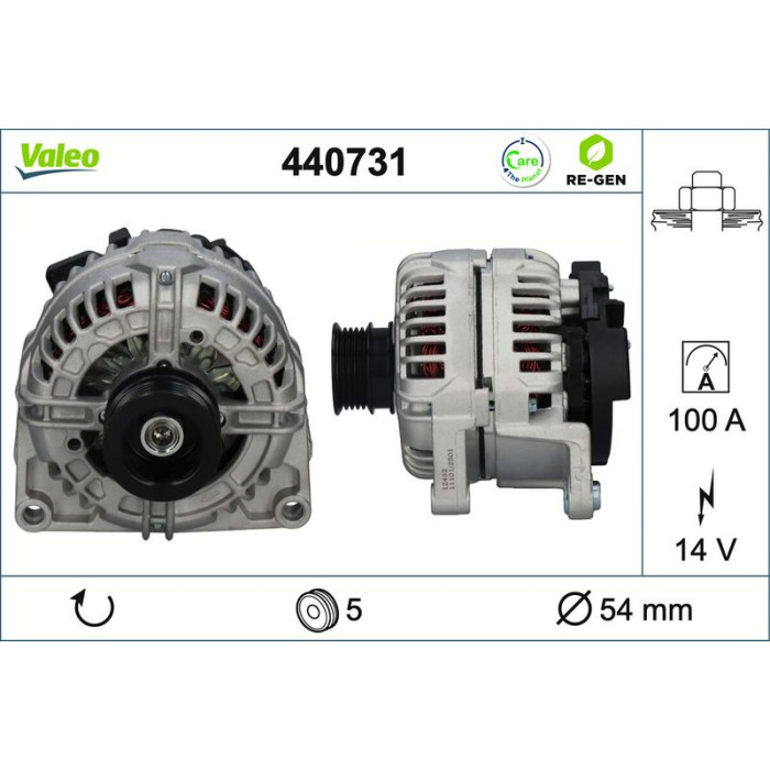 Valeo Lichtmaschine 440731