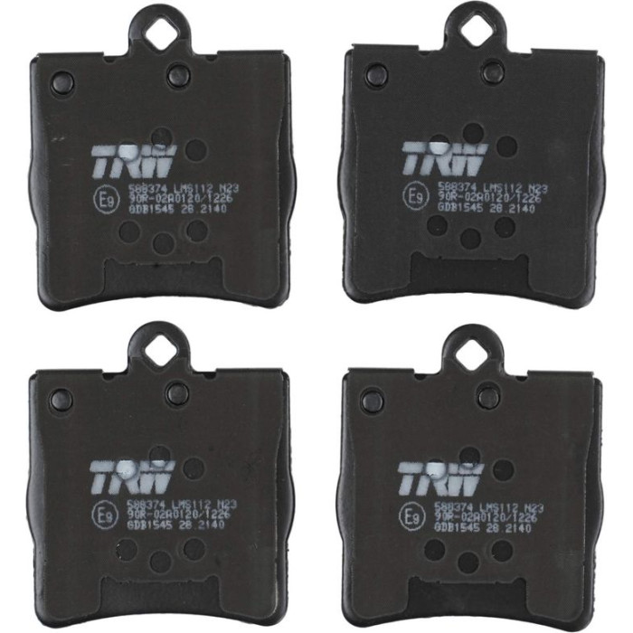 TRW Bremsbeläge Hinterachse GDB1545 TRW Bremsbeläge Hinterachse GDB1545