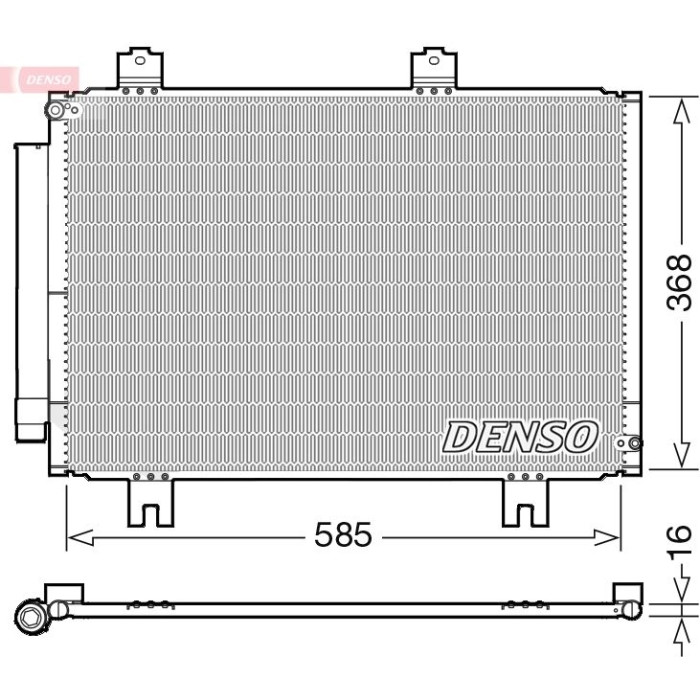 Denso Klimakondensator DCN40020 Denso Klimakondensator DCN40020