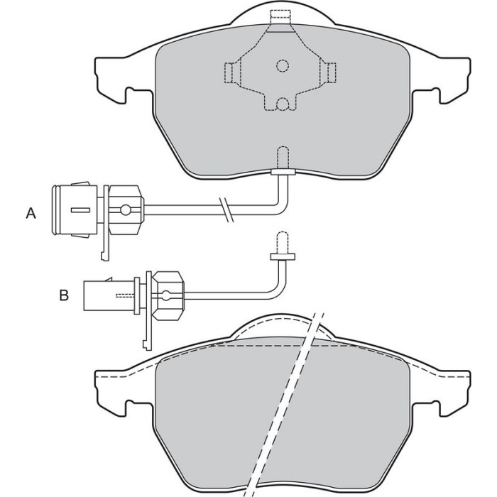 Valeo Bremsbelagsatz 598483 Valeo Bremsbelagsatz 598483