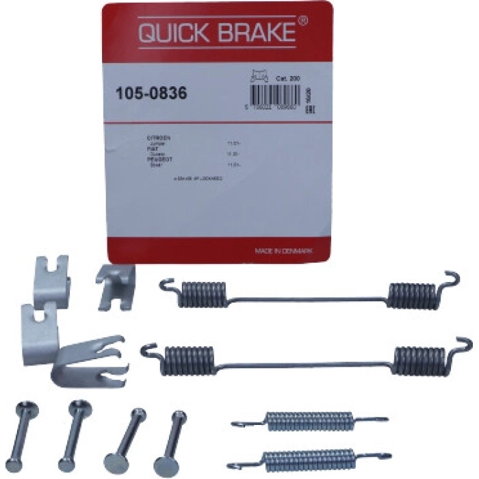 Quick Brake Montagesatz für Bremsbacken 105-0836 Quick Brake Montagesatz für Bremsbacken 105-0836