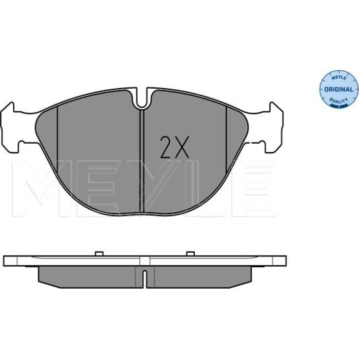 MEYLE Bremsbelagsatz BMW E70/E71 X5/X6 3.0-4.8 07-08 025 241 7219
