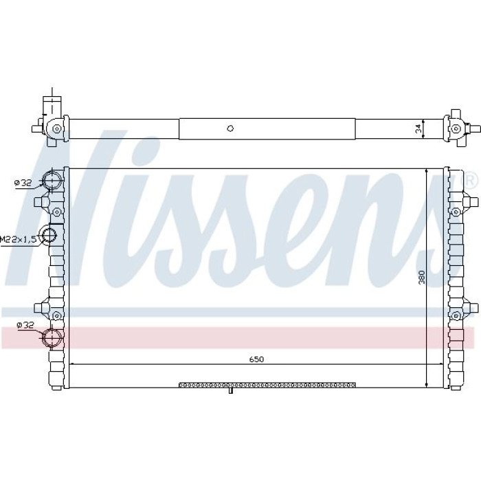 Nissens Wasserkühler PKW 67302 Nissens Wasserkühler PKW 67302