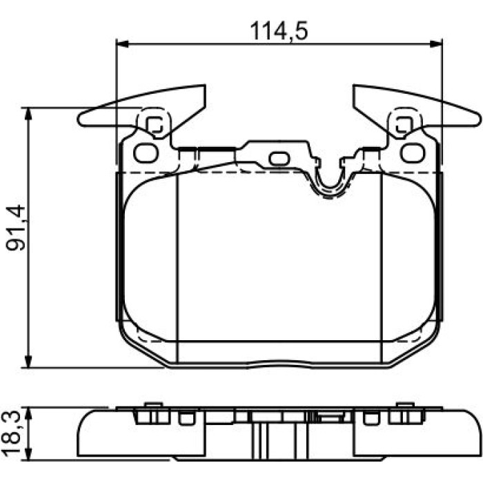 Bosch Bremsbelagsatz 0 986 494 674 Bosch Bremsbelagsatz 0 986 494 674