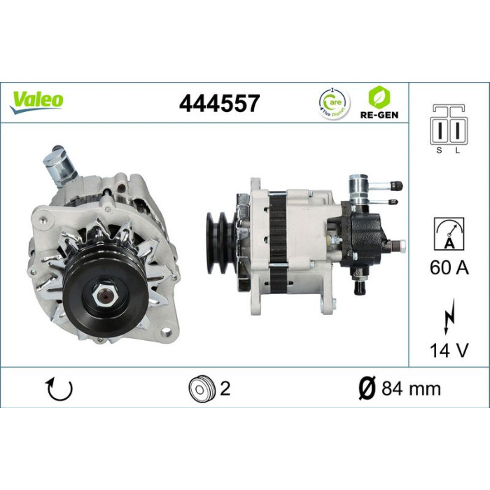 Valeo Lichtmaschine 444557 Valeo Lichtmaschine 444557