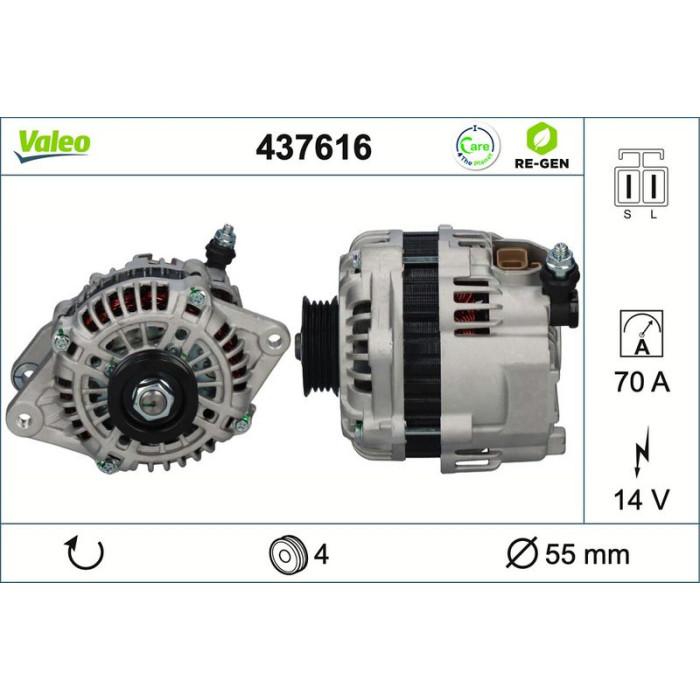 Valeo Lichtmaschine 437616