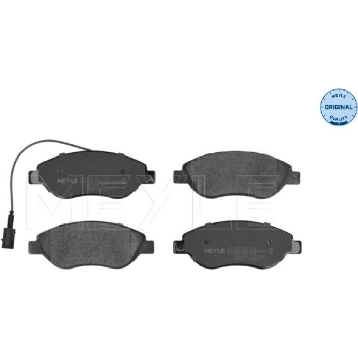 MEYLE Bremsbelagsatz Alfa Mito 1.3 Multijet 08 025 237 1119 MEYLE Bremsbelagsatz Alfa Mito 1.3 Multijet 08 025 237 1119