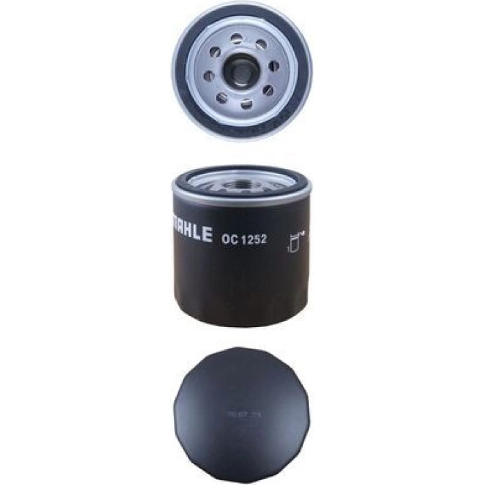 OC 1252 MAHLE Ölfilter OC 1252, Anschraubfilter, Höhe 79,5 mm – u. a. für Ford Transit Kasten (FA_ _), V363 Bus (FAD, FBD), V363 (FCD, FDD) – OE Nummer 1812551 - l OC 1252 MAHLE Ölfilter OC 1252, Anschraubfilter, Höhe 79,5 mm – u. a. für Ford Transit Kasten (FA_ _), V363 Bus (FAD, FBD), V363 (FCD, FDD) – OE Nummer 1812551 - l