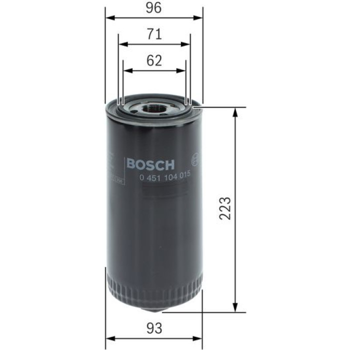 Bosch Ölfilter 0 451 104 015 Bosch Ölfilter 0 451 104 015