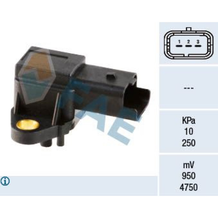 15017 FAE Sensor, Saugrohrdruck 15017 15017 FAE Sensor, Saugrohrdruck 15017