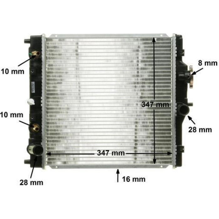 MAHLE Kühler, Motorkühlung CR 611 000S