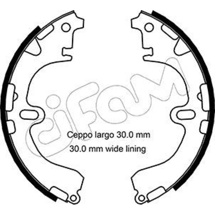 CIFAM Bremsbackensatz 153-422 CIFAM Bremsbackensatz 153-422