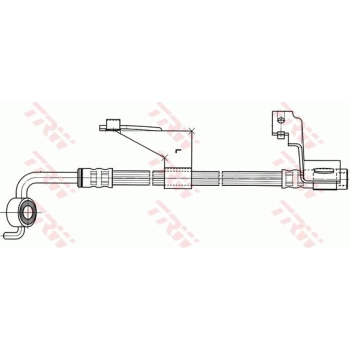 TRW Bremsschlauch PHD364 TRW Bremsschlauch PHD364