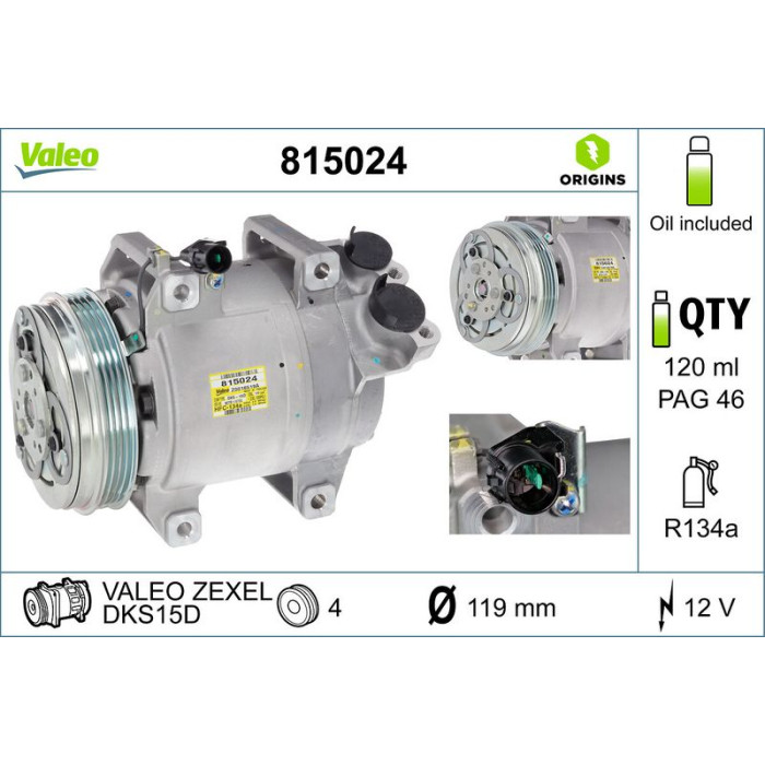 Valeo Kompressor 815024