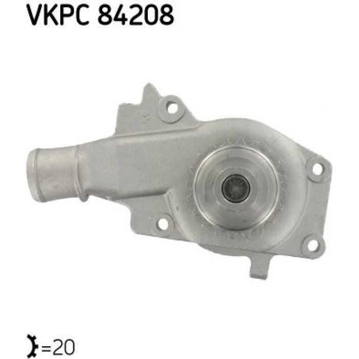 SKF Wasserpumpe VKPC 84208 SKF Wasserpumpe VKPC 84208
