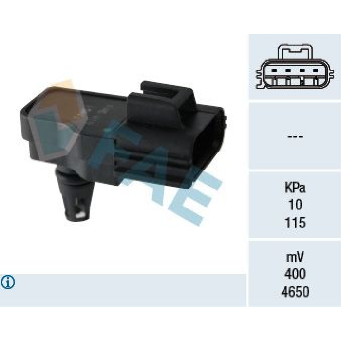 FAE Sensor, Saugrohrdruck 15049 FAE Sensor, Saugrohrdruck 15049