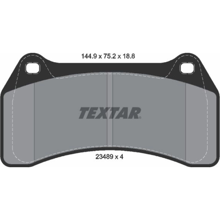 Textar Bremsbelagsatz 2348901 Textar Bremsbelagsatz 2348901