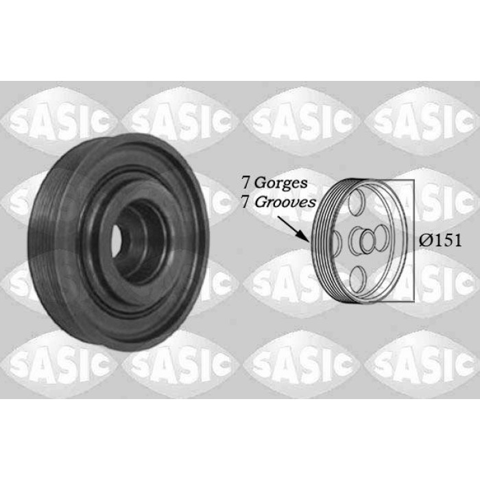 SASIC Riemenscheibe, Kurbelwelle 2154009 SASIC Riemenscheibe, Kurbelwelle 2154009