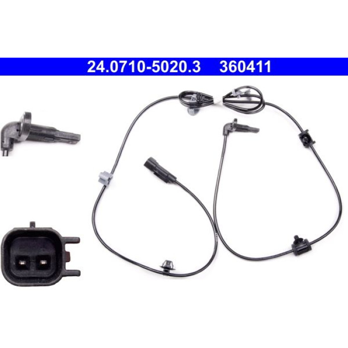 24.0710-5020.3 ATE ABS-Sensor 24.0710-5020.3 24.0710-5020.3 ATE ABS-Sensor 24.0710-5020.3