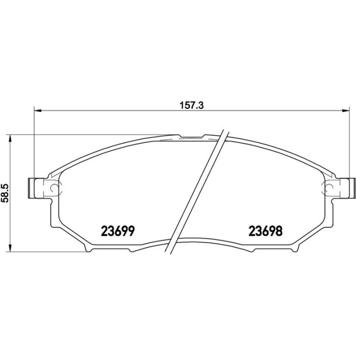 BREMBO Bremsklötze VA P 56 094 BREMBO Bremsklötze VA P 56 094