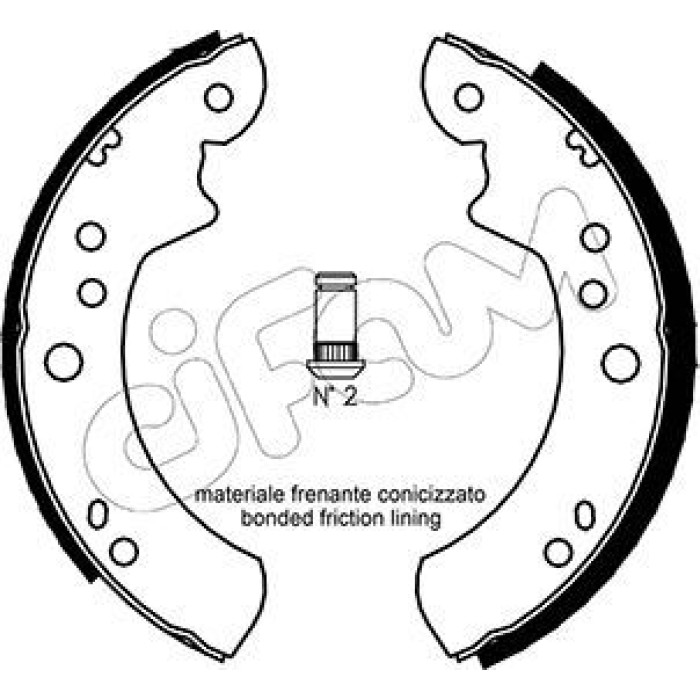 CIFAM Bremsbackensatz 153-114