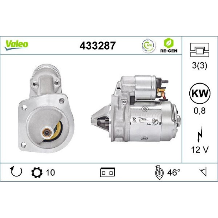 Valeo Anlasser 433287 Valeo Anlasser 433287