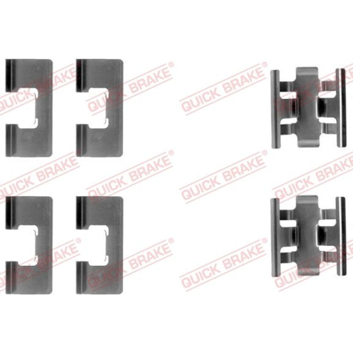 Quick Brake Montagesatz für Bremsbeläge 109-1091 Quick Brake Montagesatz für Bremsbeläge 109-1091
