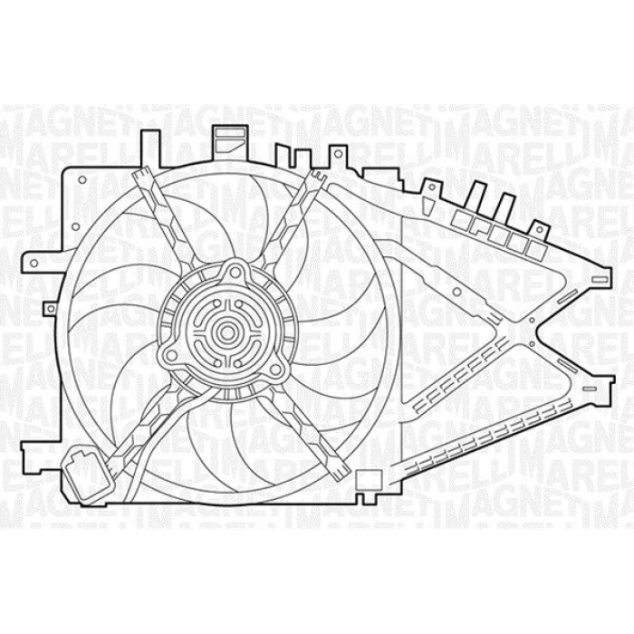 Magneti Marelli Kühlerlüfter 069422338010 Magneti Marelli Kühlerlüfter 069422338010
