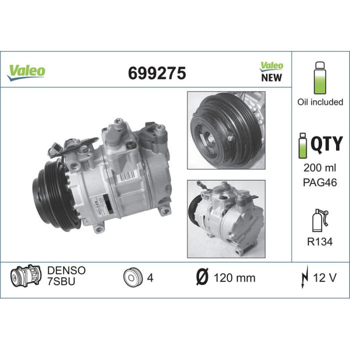 Valeo Kompressor 699275 Valeo Kompressor 699275