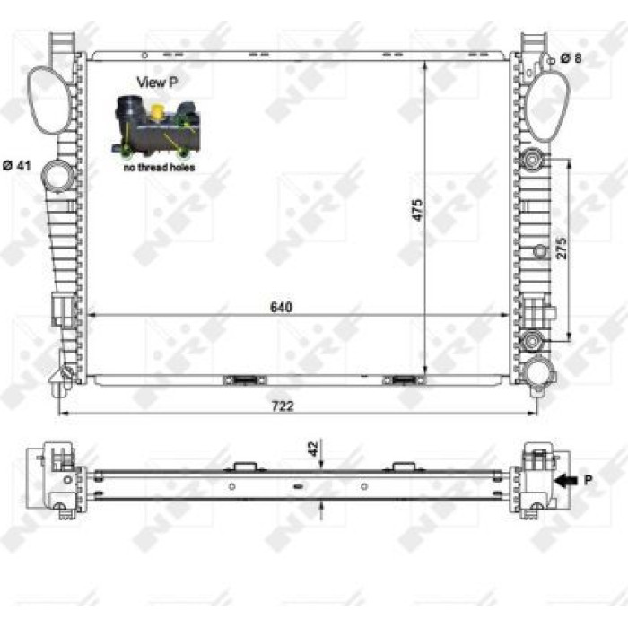 NRF Kühler NRF55325 NRF Kühler NRF55325