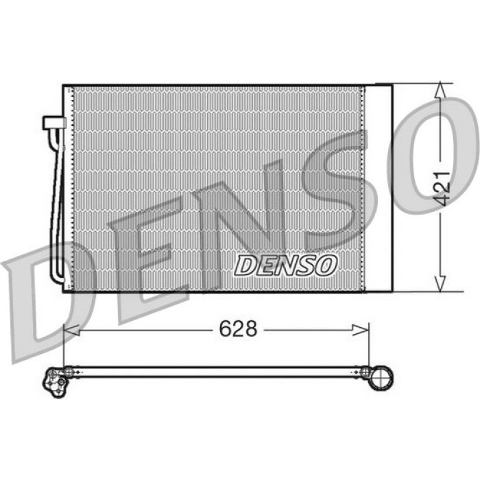 Denso Klimakondensator DCN05018 Denso Klimakondensator DCN05018