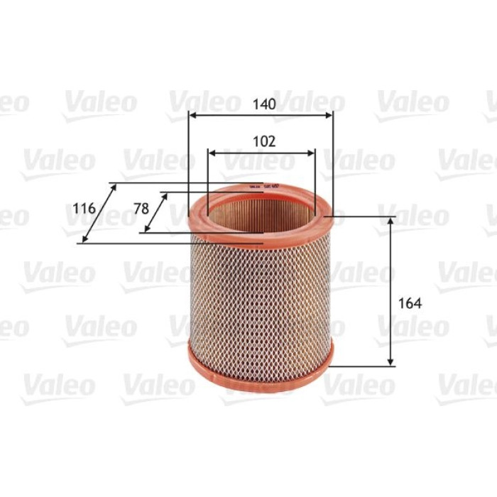 Valeo Luftfilter 585602 Valeo Luftfilter 585602
