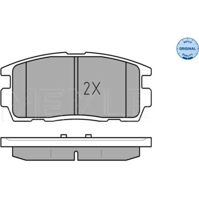 MEYLE Bremsbelagsatz Opel Antara 06- Mit Sensor 025 244 9815/W MEYLE Bremsbelagsatz Opel Antara 06- Mit Sensor 025 244 9815/W