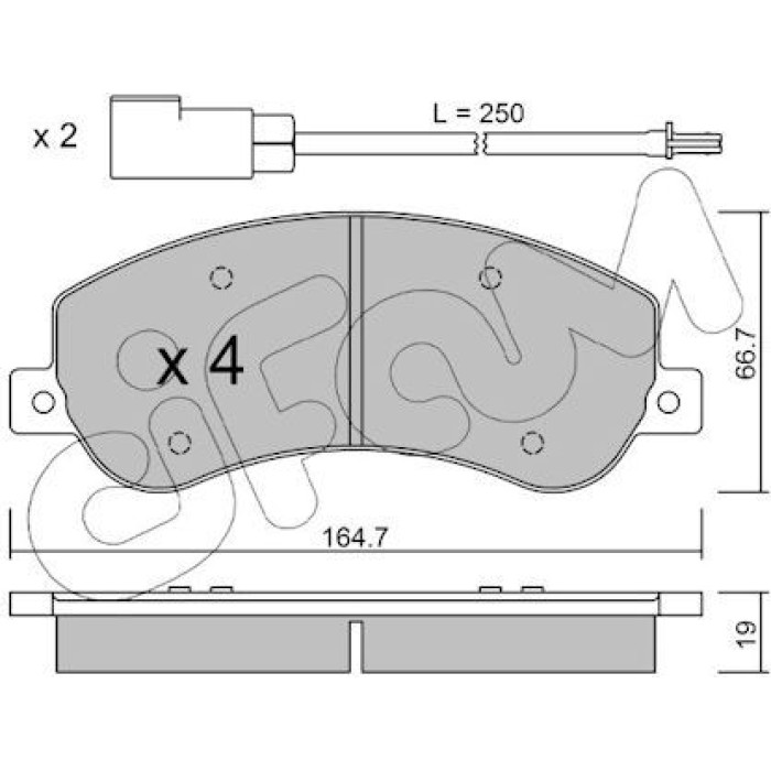 Bremsklötze VA 822-680-0