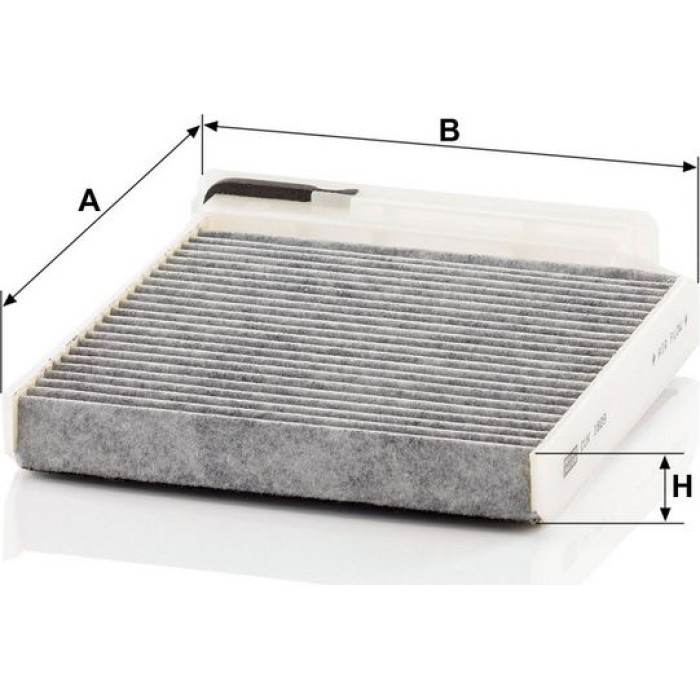 CUK 1829 MANN-FILTER Innenraumfilter Aktivkohle 1829 CUK 1829 MANN-FILTER Innenraumfilter Aktivkohle 1829