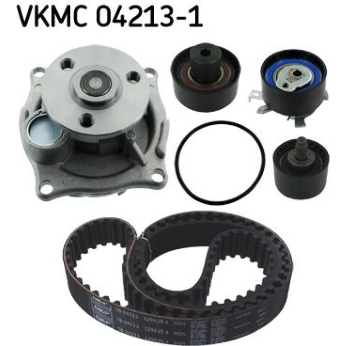 SKF Spannrollensatz mit Wasserpumpe VKMC 04213-1 SKF Spannrollensatz mit Wasserpumpe VKMC 04213-1