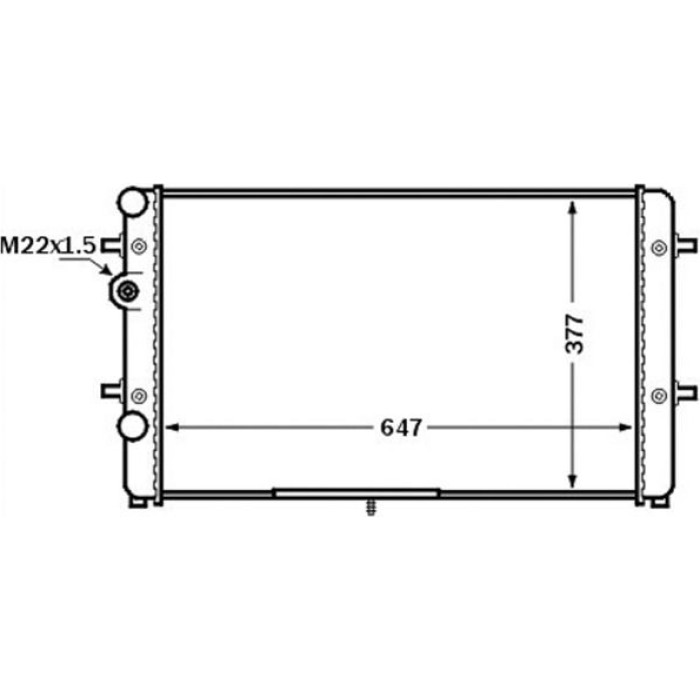 MAHLE Kühler, Motorkühlung CR 1512 000S