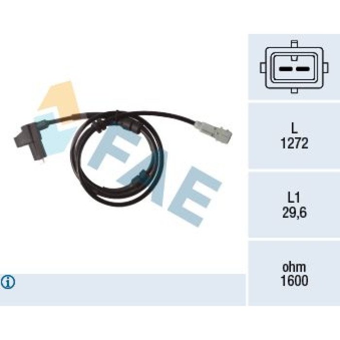 FAE Sensor, Raddrehzahl 78375 FAE Sensor, Raddrehzahl 78375