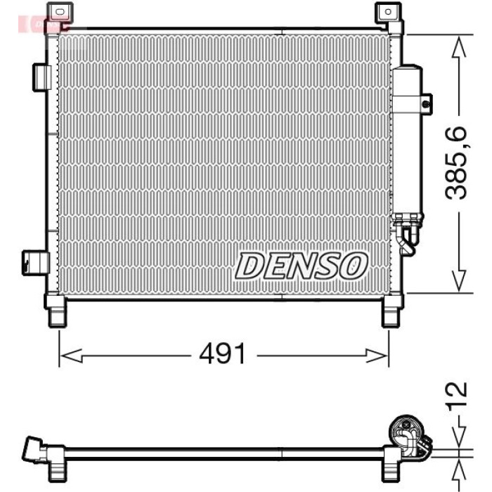 Denso Klimakondensator DCN46031 Denso Klimakondensator DCN46031