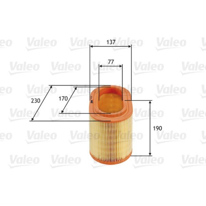 Valeo Luftfilter 585690 Valeo Luftfilter 585690