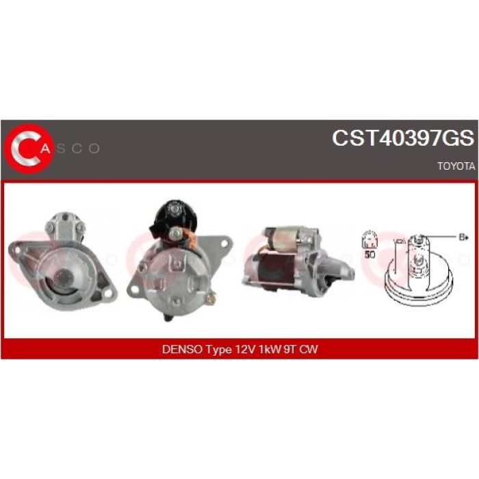 CASCO Anlasser CST40397GS