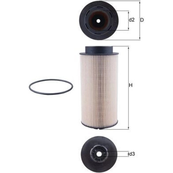 MAHLE Kraftstofffilter KX 264D MAHLE Kraftstofffilter KX 264D