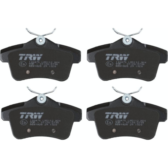 TRW Bremsbeläge Hinterachse GDB1828 TRW Bremsbeläge Hinterachse GDB1828