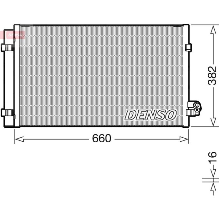 Denso Klimakondensator DCN05107 Denso Klimakondensator DCN05107
