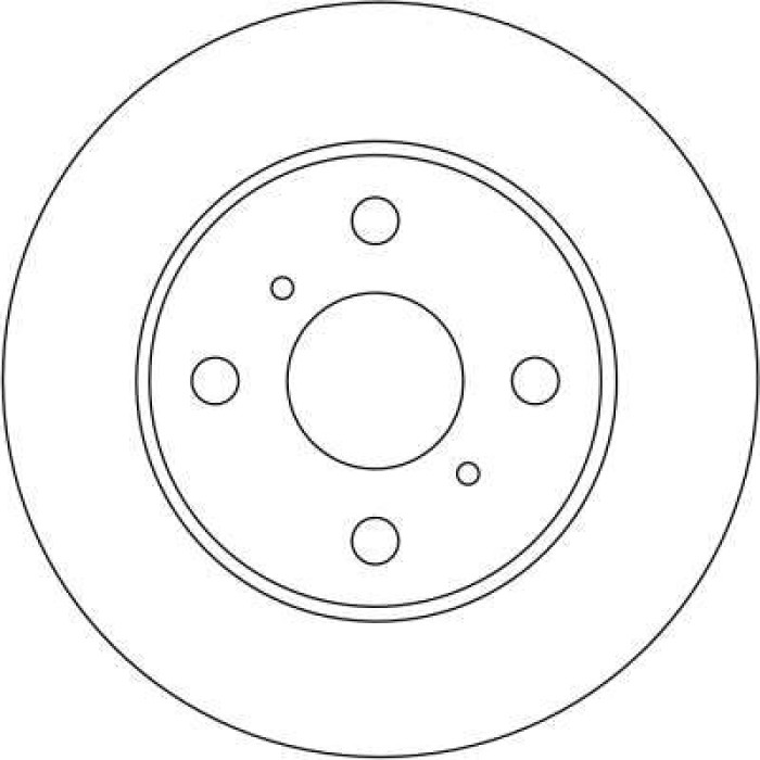 TRW Bremsscheibe Toyota Yaris 1.0-1.5 99-05 DF4112 TRW Bremsscheibe Toyota Yaris 1.0-1.5 99-05 DF4112
