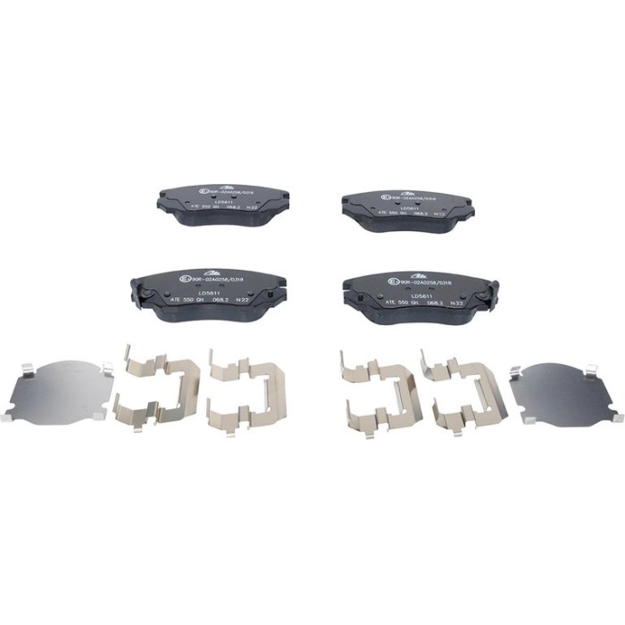 ATE Bremsbelagsatz Opel Vorderachse Insignia 1.4-2.0 08- Keramik 13.0470-5611.2 ATE Bremsbelagsatz Opel Vorderachse Insignia 1.4-2.0 08- Keramik 13.0470-5611.2
