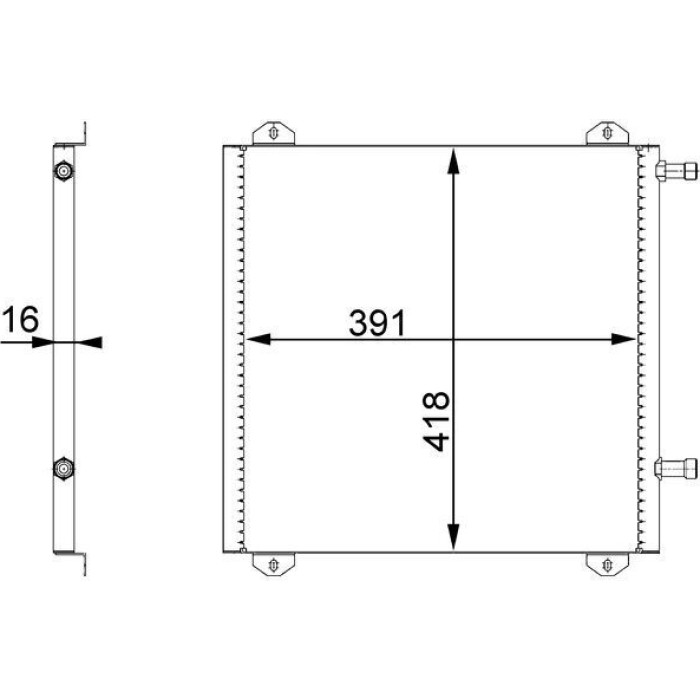 MAHLE Kondensator, Klimaanlage AC 675 000S MAHLE Kondensator, Klimaanlage AC 675 000S